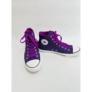 Converse All Star Chuck Taylor High Top Sneaker Electric Purple Women’s 11 EUC